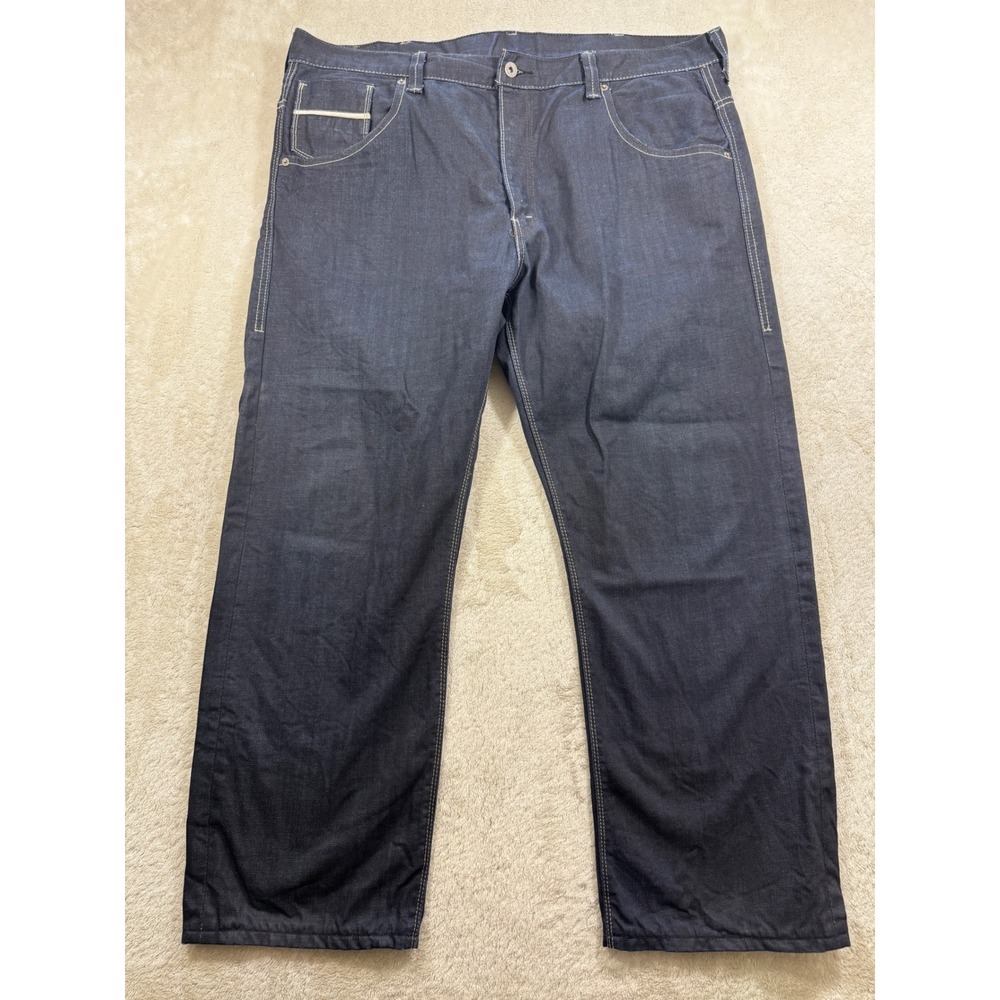 Levi's Mens 569 Loose Straight Flap Pocket Dark Wash Jeans 40x30 Meas: 41x29